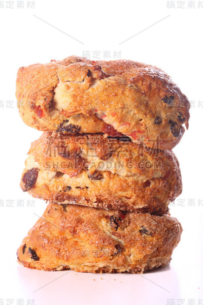 堆栈的烤饼