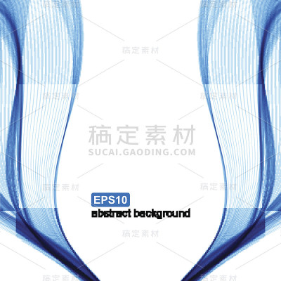 矢量抽象波背景。