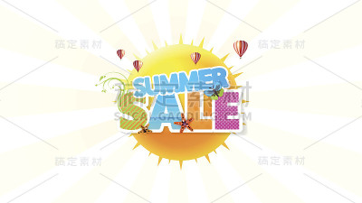 夏季销售抽象矢量设计