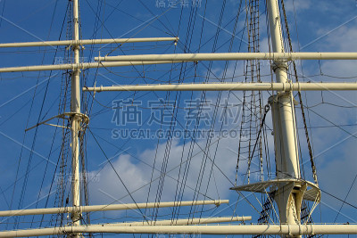 帆船的桅杆