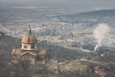 托斯卡纳的景观,Cortona