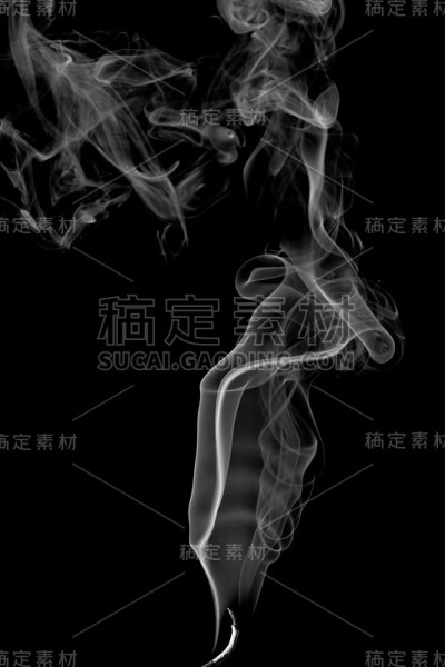 抽象的烟