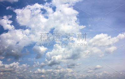 雨云形成前阴天。