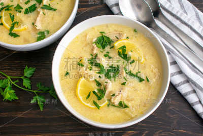 Avgolemono(希腊柠檬鸡汤)