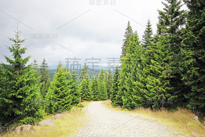 波兰的巨山景观