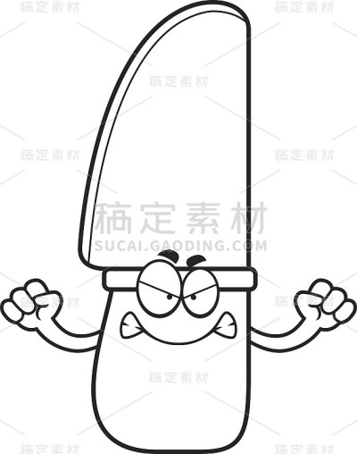愤怒的卡通刀