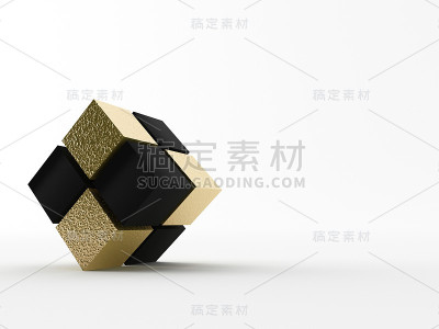 白色背景上的小方块