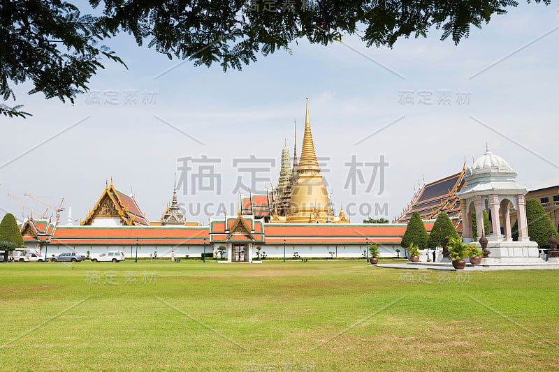 Wat phra keaw和大皇宫在曼谷，泰国