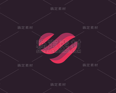 心向量设计。情人节核心彩带创意型。