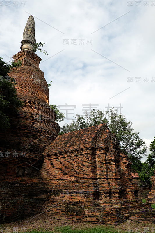 琅阁寺历史公园在那空Chum Kamphaeng Phet, T