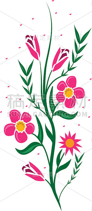 鲜花带图标