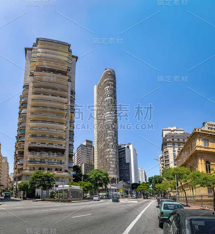 巴西圣保罗市中心的Edificio Italia(意大利建筑)