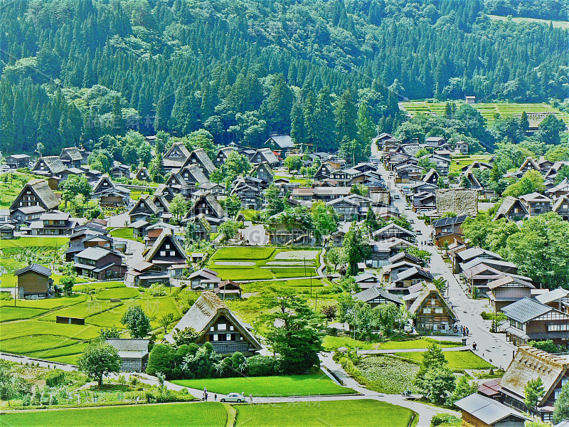 世界遗产(Shirakawa-go2)