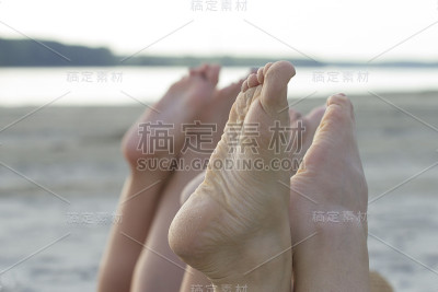 脚上的焦点