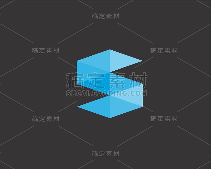 字母S图标图标设计矢量符号。