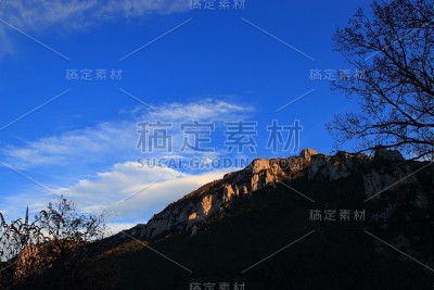 在奥德的比利牛斯山。法国