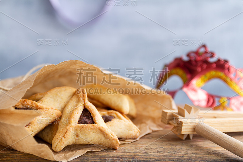 犹太自制饼干或巧克力饼干。