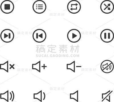 媒体播放器图标