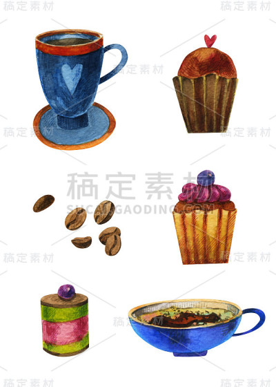 咖啡和甜点