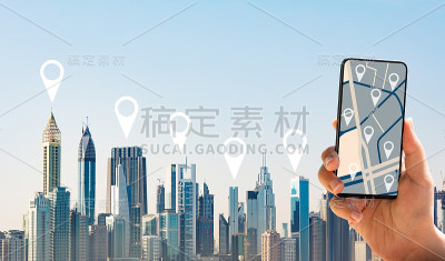 未来迪拜天际线