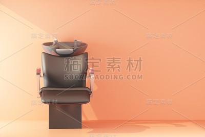 美容院用的带脸盆的椅子