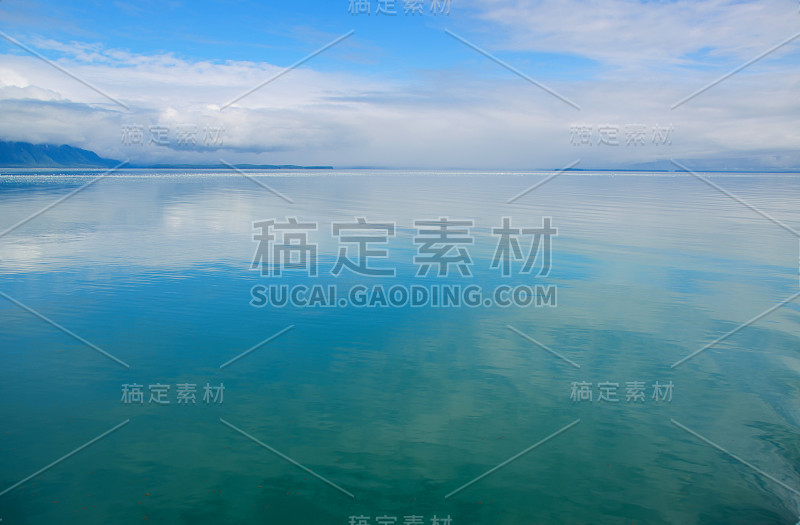 在阿拉斯加的海景