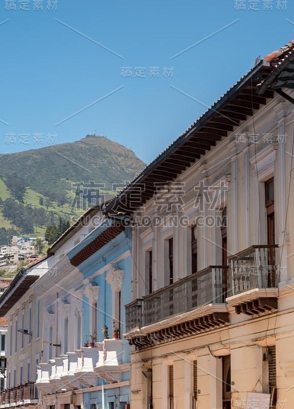 基多的历史中心，16世纪建立在厄瓜多尔一个印加城市的废墟上