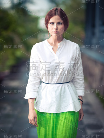 一个美丽女人的肖像