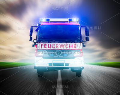 德国消防员卡车