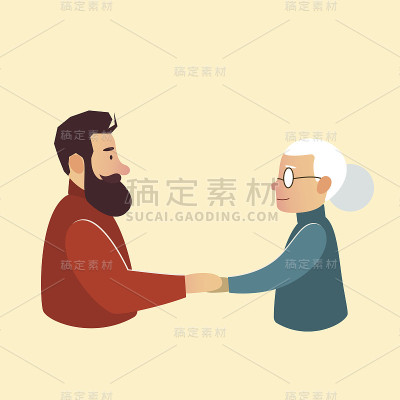 儿子或孙子与母亲祖母