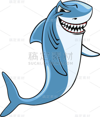 卡通鲨鱼