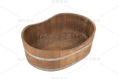 旧木制浴缸桶