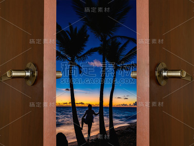 晚上沙滩