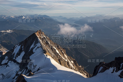 加拿大风景鸟瞰图