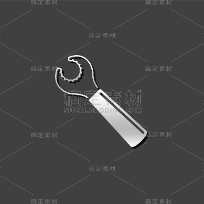 金属图标-自行车扳手