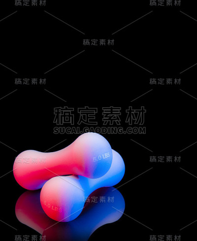 手臂健身锻炼的手重量