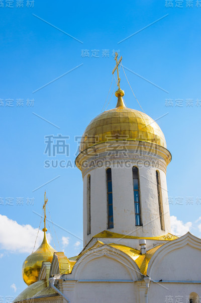 三一大教堂，三一Sergius Lavra在Sergiyev Posad，莫斯科区，俄罗斯。