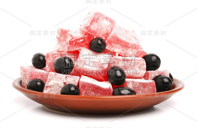 土耳其甜食与黑焦糖