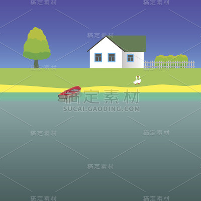 景观与湖