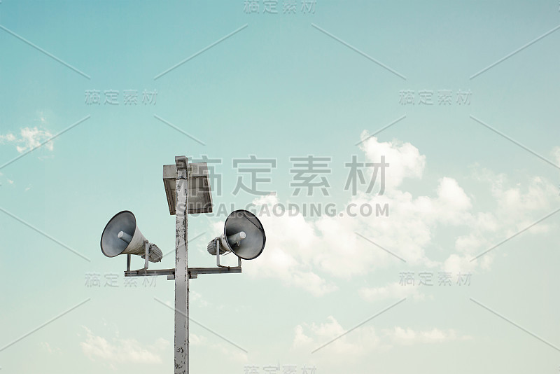 古董喇叭扬声器