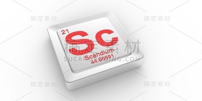 Sc符号21为钪化学元素材料