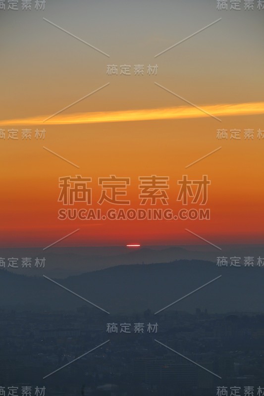 日落