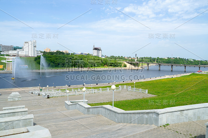 chebok萨利市，Chuvashia，俄罗斯，五月。