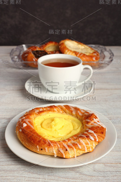 丹麦蛋奶酥馅