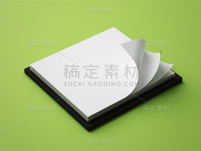 空白白纸记事本