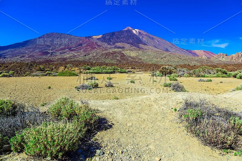 特内里费岛上的泰德火山景观