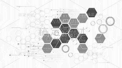 技术通信系统现代蓝图抽象背景向量
