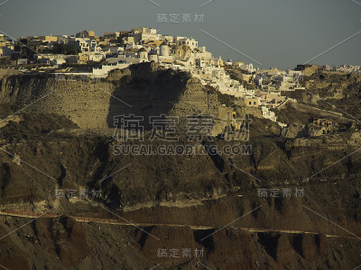 这个岛屿圣托里尼岛