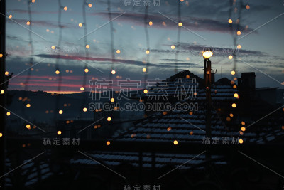 晨曦城市景观