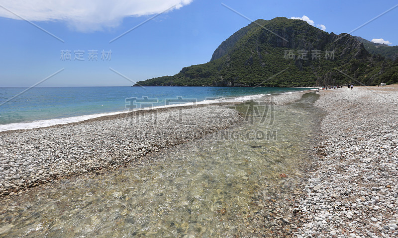 这条河流入地中海